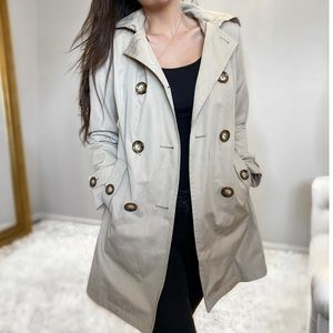 Michael Kors Beige Trench Coat - Size X-SMALL